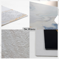Pannello Murale Moderno DEMAX in PVC Effetto Marmo, Resistente ai Graffi, Rivestito UV, Impermeabile, Ignifugo, con Garanzia di 3 Anni