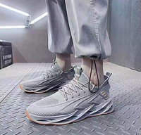 BAEWOON B35 Chaussures décontractées pour hommes en maille super respirante, toutes saisons, chaussures de sport tendance, chaussures de course en tissu tissé pour homme