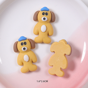 Accessoires en résine <span class=keywords><strong>Kawai</strong></span> Slime : Breloques et cabochons mignons en forme d'ours fraise à dos plat pour la décoration de coques de téléphone portable et le DIY - Product Image 6