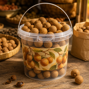 Secchio in Plastica PP Trasparente per Alimenti con Coperchio e Manico per Conservazione di <span class=keywords><strong>Anice</strong></span> Stellato, Personalizzabile con Stampa - Product Image 4