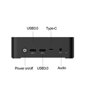 OEM ODM Intel Celeron N5095 Mini PCs 2DDR4 2LAN 2HD EMMC SATA Win10/11/Linux Business Desktops Fan Cooler Wifi Connectivity US - Product Image 2