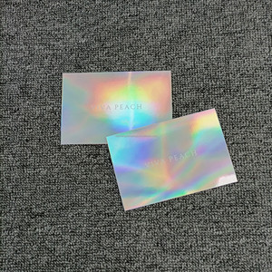 Tùy Chỉnh Holographic Thiết Kế Laser Giấy <span class=keywords><strong>In</strong></span> Ấn Kinh Doanh Cảm Ơn Bạn Thiệp Chúc Mừng Cầu Vồng Với Logo - Product Image 2