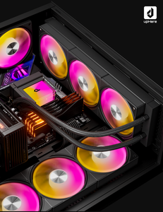 upHere 360mm 高性能 CPU 液体冷却器 ARGB AIO 三风扇水冷系统，适用于游戏电脑 - Product Image 6