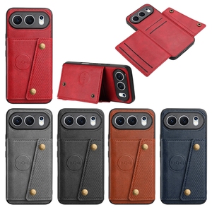 Étui en cuir avec fentes pour cartes, support de poche pour Huawei <span class=keywords><strong>Honor</strong></span> X6C 400 Pro P30 Lite P40 Pro Plus <span class=keywords><strong>P50</strong></span> P60 Pura 70 80 Ultra - Product Image 4