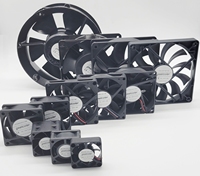 Débit d'air élevé 172*172*51mm 12v 24v 48v dc axial ventilateur de refroidissement du processeur ventilateur avec palier