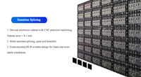 P1.25 Piksel Aralıklı İç Mekan Büyük COB LED Video Ekran Paneli, HDR10+ 1080P Çözünürlük ve 3 Yıl Garantili