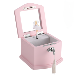 New Design Custom Luxury Pink <b>Ballerina</b> Jewelry <b>Box</b> for Girl Jewellery Organizers Storage <b>Musical</b> <b>Box</b> - Product Image 6
