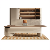 Bureau en bois moderne haut de gamme, bureau de luxe pour président, respectueux de l'environnement, pour l'étude dans un bureau général
