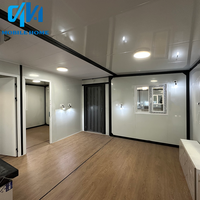 Maison conteneur de luxe prête à l'emploi extensible 5 chambres, maison modulaire préfabriquée en acier, prix compétitif, Casa Modular