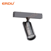 ERDU 12v 24v Led Bijouterie Lumière Affichage Vitrine Musée Montre Compteur Mini Spot Lumière Magnétique Piste Lumières