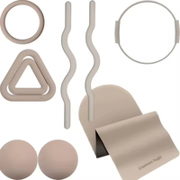 7LB/10LB Antidérapant Triangle Haltère Formation Yoga Fitness Pilates Anneau De Poids En Silicone