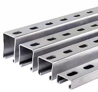 Support de montage de panneau solaire en acier ZAM en forme de U 41*72mm |   Rails de montage photovoltaïque de longueur personnalisée