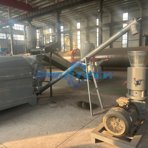 Presse à granulés de bois à matrice plate pour biomasse, paille et sciure, petite échelle, machine à granulés de bois granulaire - Product Image 3