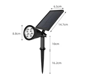 Solar Spot Lights Outdoor Garden Spot Light For Outdoor Led Lights