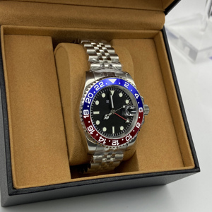 Montre automatique pour homme avec aiguilles lumineuses vertes, mouvement NH34, cristal saphir, acier inoxydable, étanche - Product Image 2