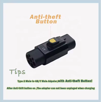 TARY tipe 2 GBT EV steker konverter efisien Charge Adapter IEC tipe 2 untuk GB/T 32A untuk kendaraan listrik