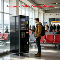 SDK et API ouvertes, distributeur automatique de café, solution café pour immeubles de bureaux, kiosque sans personnel, système de paiement multi-mode