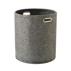 Large Capacity Foldable Toy Storage Basket with Durable Handle Waterproof Felt Type Washable Portable Laundry Basket