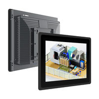 Tablet PC Tahan Banting Anti-Vandalisme IP65 Layar Sentuh Kapasitif Win7/8/10/Linux Panel PC Industri Berbahan Aluminium Alloy Stok I3/I5/I7