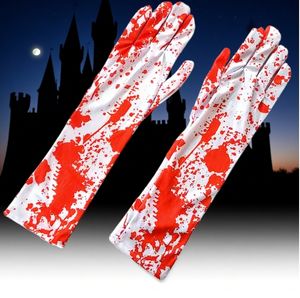 Nuovo arrivo pauroso sangue macchiato di Halloween in poliestere Spandex <span class=keywords><strong>Horror</strong></span> 1set di oggetti di scena in Costume per il servizio fotografico di festa guanti - Product Image 5