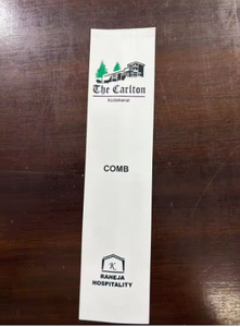 Bolsa de Papel Kraft Biodegradable y Ecológica para Peine, Hidratante y Humectante, Artículos de Aseo para Hotel - Product Image 3