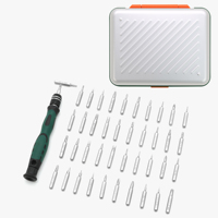 Kit d'outils de précision multi-embouts 43 pièces pour réparation de téléphones et d'ordinateurs portables
