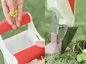 Semoir manuel portable pour maïs, arachides et soja, applicateur d'<span class=keywords><strong>engrais</strong></span>, semoir manuel pour légumes, outil de jardin - Product Image 4
