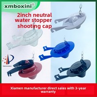 Accesorios de inodoro de plástico duro de PVC directo de fábrica, cubierta de válvula de drenaje y enchufe de válvula de parada de agua FM, uso en el baño