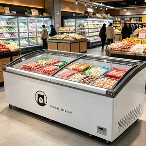 Congélateur coffre commercial pour supermarché, grande capacité (-30°C), pour la conservation de viandes congelées (bœuf, porc, mouton) ° Congélateur vertical C DeepFreezer - Product Image 3