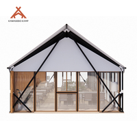 Tente de luxe Kawagebo Kamp (KK) 39,4' x 16,4' pour hôtel de safari, glamping, restaurant et bar en plein air