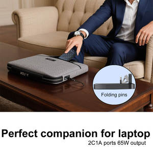 Cargador GaN Ultra Delgado <span class=keywords><strong>de</strong></span> 65W para Reino Unido 2026, 2C1A, Plegable, Carga Rápida PD QC, para Laptop, <span class=keywords><strong>iPhone</strong></span>, Samsung - Product Image 6