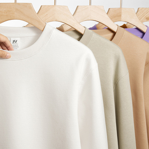 OEM ODM Vente en gros <span class=keywords><strong>Sweat</strong></span>-shirt en coton 100% 300g <span class=keywords><strong>pas</strong></span> <span class=keywords><strong>cher</strong></span> Fabricants de vêtements Logo <span class=keywords><strong>personnalisé</strong></span> <span class=keywords><strong>Sweat</strong></span>-shirts unisexes pour hommes - Product Image 3