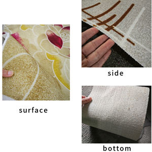 Tappeto moderno in poliestere Antiderapant di alta qualità lavabile in lavatrice per soggiorno camera da letto parete <span class=keywords><strong>Hotel</strong></span> colore solido morbido elegante - Product Image 2