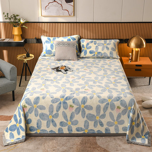 Bán Buôn 100% <span class=keywords><strong>Polyester</strong></span> San Hô Flannel Món Quà Chăn Thiết Lập 150D Dệt Kim In Mở Tổ Chức Sự Kiện Nap Chăn Cho Cửa Hàng Lễ Kỷ Niệm - Product Image 2