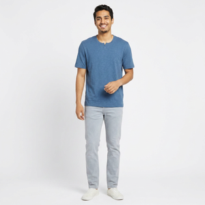 <b>Men's</b> Oversize <b>Longline</b> <b>T</b>-<b>Shirt</b> Modern Streetwear Style Premium Brushed Cotton Knitted Fabric for Comfortable Feel - Product Image 1