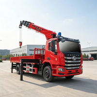 Nouvelle grue montée sur camion de 8 tonnes pour la construction, flèche en U à 5 sections, pneus 10.00R20 PR18, engrenages/moteurs/roulements pour camion de levage mobile