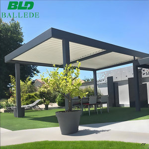 Pergola Premium con Elegante Schermo Frangivista, Strutture Ombreggianti per Esterni, Idee per Pergole per Soggiorni all'Aperto - Product Image 6