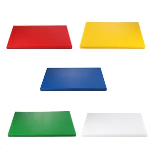 Factory Wholesale Commercial Kitchen PE Chopping Board Plastic Cutting Board Chopping Blocks For Hotel