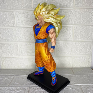 Meilleures ventes en gros OEM Figurine d'action en PVC et vinyle <span class=keywords><strong>DBZ</strong></span> Son Goku Super Saiyan 3 Vegeta Manga Goku Super Saiyan 3 - Product Image 4