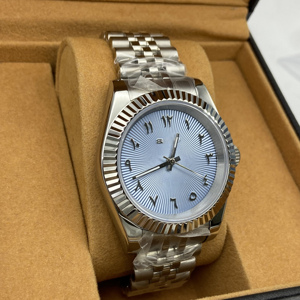<b>Automatic</b> Men's Mechanical Watch with Arabic Numeral Dial NH35 Movement Waterproof Business Fashion <b>Wristwatch</b> - Product Image 2