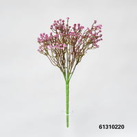Vente en gros de fleurs de gypsophile conservées en blanc bleu pour la décoration de mariage