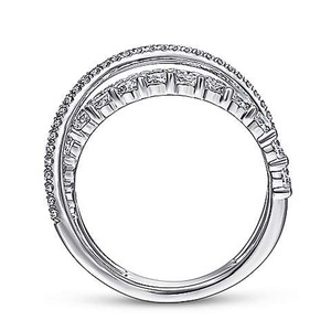 Anello moderno con linea curva esagerata, gioiello vintage da donna, idea regalo - Product Image 4