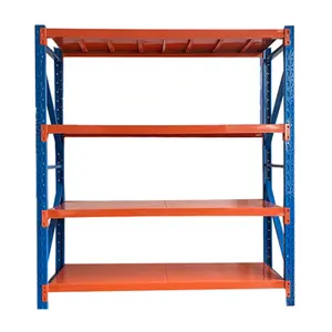 Yukang Ce Groothandel Verstelbare Hoge Kwaliteit Beweegbare 4 Tier Metal Heavy Duty Magazijn Opslag Pallet Grote Capaciteit Stalen Rekken