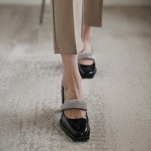 รองเท้าผู้หญิงสุดอินเทรนด์สุดหรูแฟนซีรองเท้าส้นตึกหัวรองเท้าแวววาวรองเท้าปาร์ตี้เซ็กซี่ - Product Image 6