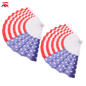 Éventails pliables portables personnalisés USA <span class=keywords><strong>250e</strong></span> anniversaire, drapeau américain, pour mariages et événements sportifs – Vente chaude - Product Image 5