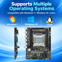 PANDL NEW X99-XD4 M-ATX 4X DDR4 ECC RAM Gaming Motherboard Kit Intel Xeon E5 2678 V3 X99 Motherboard Combo Xeon X99 Kit.