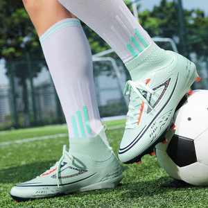 Chaussures <span class=keywords><strong>de</strong></span> football à haute protection <span class=keywords><strong>de</strong></span> la cheville avec stabilité renforcée pour terrain synthétique et gazon artificiel - Product Image 3