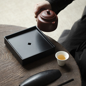 Iron Teapot Holder Square Draining <b>Tea</b> <b>Tray</b> For Kung Fu <b>Tea</b> - Product Image 3