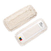 Vente en gros d'usine de vadrouille plate en mélange de coton microfibre touffetage nettoyage commercial vadrouille humide en microfibre