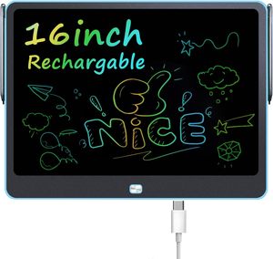 Rechargeable 16-<b>Inch</b> LCD Writing <b>Tablet</b> for Kids-Erasable Memo Pads Customizable 1 Year Warranty - Product Image 1
